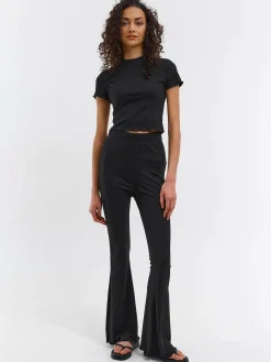 GATE Prążkowany, krótki top| Koszulki I Topy·Koszulki