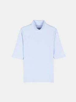 GATE Prążkowany top z golfem| Koszulki I Topy·Topy|Koszulki I Topy·Golfy