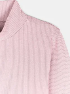 GATE Prążkowany top z golfem| Koszulki I Topy·Topy|Koszulki I Topy·Golfy