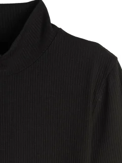 GATE Prążkowany top z golfem| Koszulki I Topy·Topy|Koszulki I Topy·Golfy