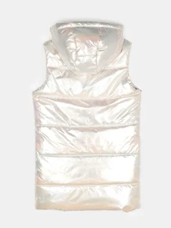 GATE Przedłużana holograficzna kamizelka pikowana|Dzieci Dziewczynki·Kurtki I Płaszcze