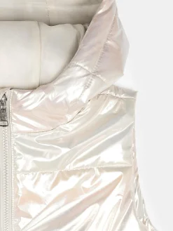 GATE Przedłużana holograficzna kamizelka pikowana|Dzieci Dziewczynki·Kurtki I Płaszcze