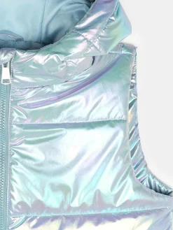 GATE Przedłużana holograficzna kamizelka pikowana|Dzieci Dziewczynki·Kurtki I Płaszcze