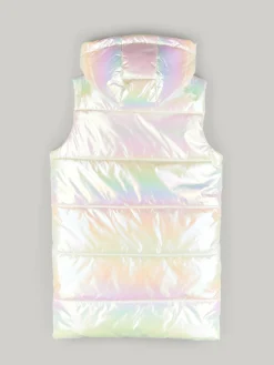 GATE Przedłużana holograficzna kamizelka pikowana|Dzieci Dziewczynki·Kurtki I Płaszcze