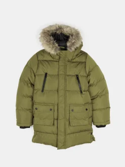 GATE Przedłużana kurtka zimowa ze sztucznym futerkiem|Dzieci Chłopcy·Kurtki I Płaszcze