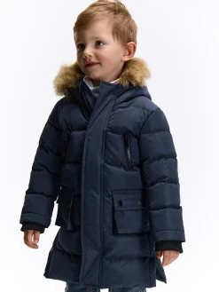 GATE Przedłużana kurtka zimowa ze sztucznym futerkiem|Dzieci Chłopcy·Kurtki I Płaszcze