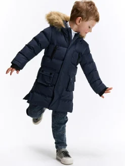 GATE Przedłużana kurtka zimowa ze sztucznym futerkiem|Dzieci Chłopcy·Kurtki I Płaszcze