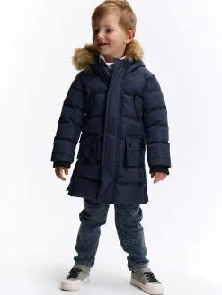 GATE Przedłużana kurtka zimowa ze sztucznym futerkiem|Dzieci Chłopcy·Kurtki I Płaszcze