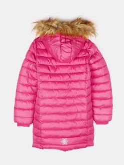 GATE Przedłużana, ocieplana kurtka zimowa ze sztucznym futerkiem|Dzieci Dziewczynki·Kurtki I Płaszcze