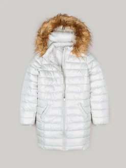 GATE Przedłużana, ocieplana kurtka zimowa ze sztucznym futerkiem|Dzieci Dziewczynki·Kurtki I Płaszcze