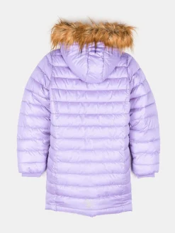 GATE Przedłużana, ocieplana kurtka zimowa ze sztucznym futerkiem|Dzieci Dziewczynki·Kurtki I Płaszcze