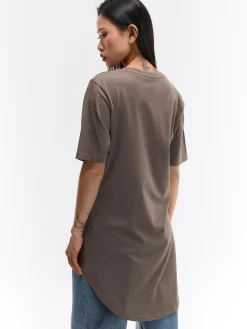 GATE Przedłużona koszulka| Koszulki I Topy·Koszulki