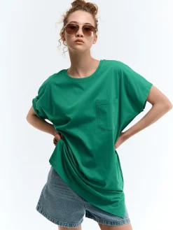 GATE Przedłużona koszulka| Koszulki I Topy·Koszulki