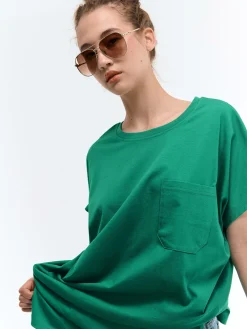 GATE Przedłużona koszulka| Koszulki I Topy·Koszulki