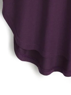 GATE Przedłużona koszulka z rękawami 3/4| Koszulki I Topy·Koszulki