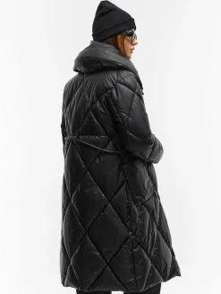 GATE Przedłużona kurtka metaliczna| Kurtki I Płaszcze·Kurtki Zimowe|Kurtki I Płaszcze·Pikowana Kurtka