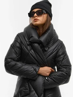 GATE Przedłużona kurtka metaliczna| Kurtki I Płaszcze·Kurtki Zimowe|Kurtki I Płaszcze·Pikowana Kurtka