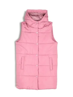 GATE Przedłużona pikowana kamizelka|Dzieci Dziewczynki·Kurtki I Płaszcze