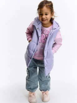 GATE Przedłużona pikowana kamizelka|Dzieci Dziewczynki·Kurtki I Płaszcze