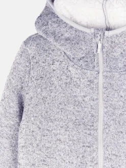 GATE Przejściowa kurtka zapinana na suwak z kapturem i pluszową podszewką dla dziewczynek|Dzieci Dziewczynki·Kurtki I Płaszcze