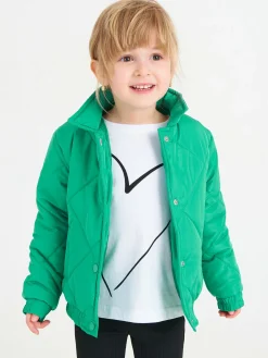 GATE Przejściowa pikowana kurtka typu bomber dla dziewczynek|Dzieci Dziewczynki·Kurtki I Płaszcze