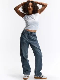 GATE Raglanowa koszula z nadrukiem| Koszulki I Topy·Koszulki|Koszulki I Topy·Koszulki Z Nadrukiem