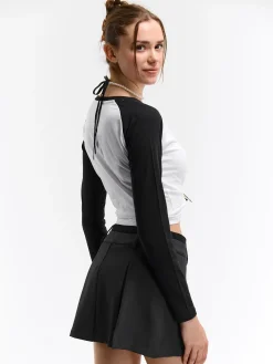 GATE Raglanowa koszula z nadrukiem| Koszulki I Topy·Koszulki|Koszulki I Topy·Koszulki Z Nadrukiem