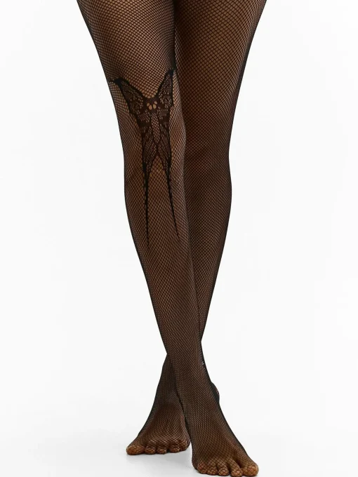 GATE Rajstopy kabaretki ze wzorem| Bielizna·Rajstopy|Akcesoria·Pończochy