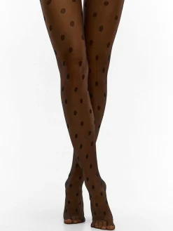 GATE Rajstopy nylonowe w kropki 20 DEN| Bielizna·Rajstopy|Akcesoria·Pończochy