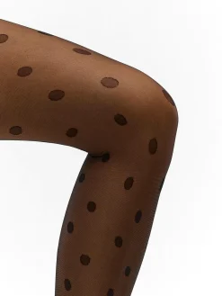 GATE Rajstopy nylonowe w kropki 20 DEN| Bielizna·Rajstopy|Akcesoria·Pończochy