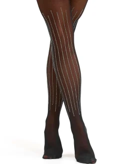 GATE Rajstopy nylonowe z kryształkami 40 DEN| Bielizna·Rajstopy|Akcesoria·Pończochy