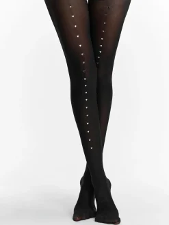 GATE Rajstopy nylonowe z ozdobą 40 DEN| Bielizna·Rajstopy|Akcesoria·Pończochy