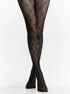 GATE Rajstopy wzorzyste siatkowe 40 DEN| Bielizna·Rajstopy|Akcesoria·Pończochy