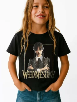 GATE Środa, bawełniana koszulka|Dzieci Dziewczynki·Koszulki I Topy