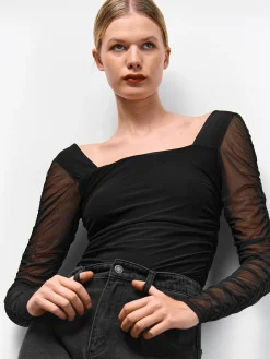 GATE Rozciągliwe body| Koszulki I Topy·Body