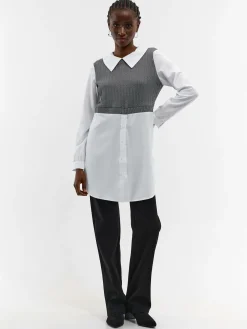 GATE Rozszerzona koszula|Damskie Koszulki I Topy·Koszule Damskie