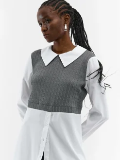 GATE Rozszerzona koszula|Damskie Koszulki I Topy·Koszule Damskie