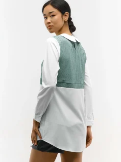 GATE Rozszerzona koszula|Damskie Koszulki I Topy·Koszule Damskie