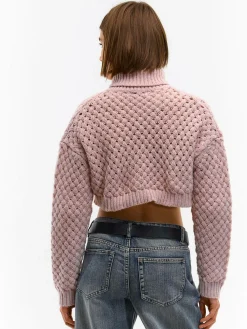 GATE Rozszerzony krótki golf| Koszulki I Topy·Golfy|Swetry I Bluzy·Swetry