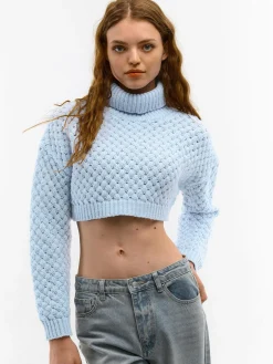 GATE Rozszerzony krótki golf| Koszulki I Topy·Golfy|Swetry I Bluzy·Swetry