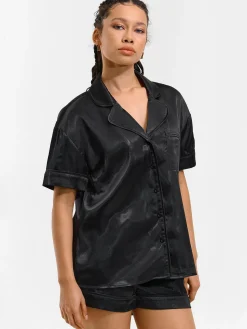 GATE Satynowa koszula od piżamy| Bielizna·Bielizna Nocna