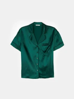 GATE Satynowa koszula od piżamy| Bielizna·Bielizna Nocna