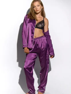 GATE Satynowa koszula od piżamy| Bielizna·Bielizna Nocna