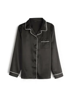 GATE Satynowa koszula od piżamy| Bielizna·Bielizna Nocna