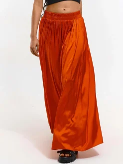 GATE Satynowa spódnica maxi| Kategorie·Spódnice ☀️