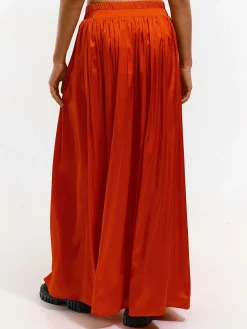 GATE Satynowa spódnica maxi| Kategorie·Spódnice ☀️