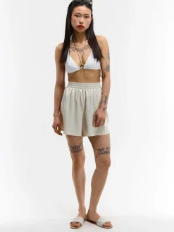 GATE Satynowe spodenki| Spodnie·Spodenki ☀️