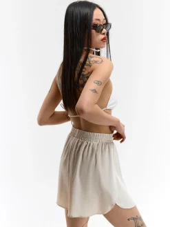 GATE Satynowe spodenki| Spodnie·Spodenki ☀️