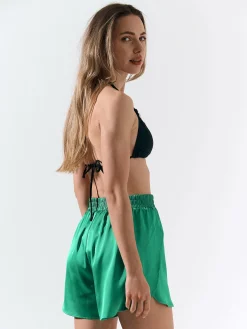 GATE Satynowe spodenki| Spodnie·Spodenki ☀️