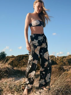 GATE Satynowe spodnie| Spodnie·Spodnie